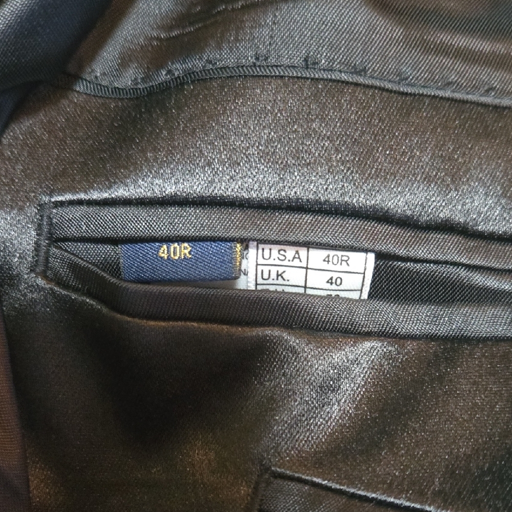 Men's Classic Black Blazer - Picture 6 of 6